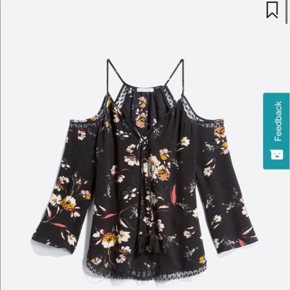 Bishop and young cold shoulder top